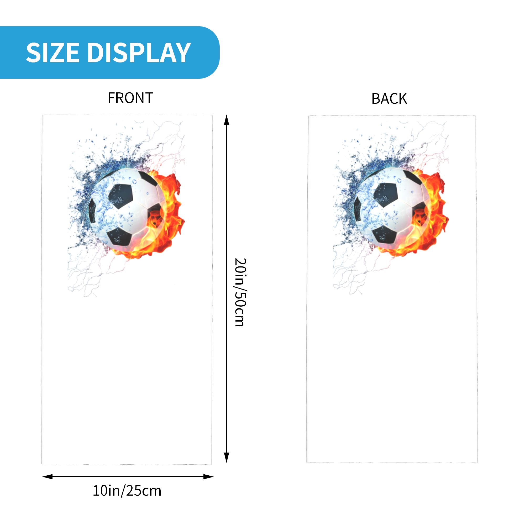 Custom Fire Football Pattern W - огляд і ціна Neck Warmer Tube