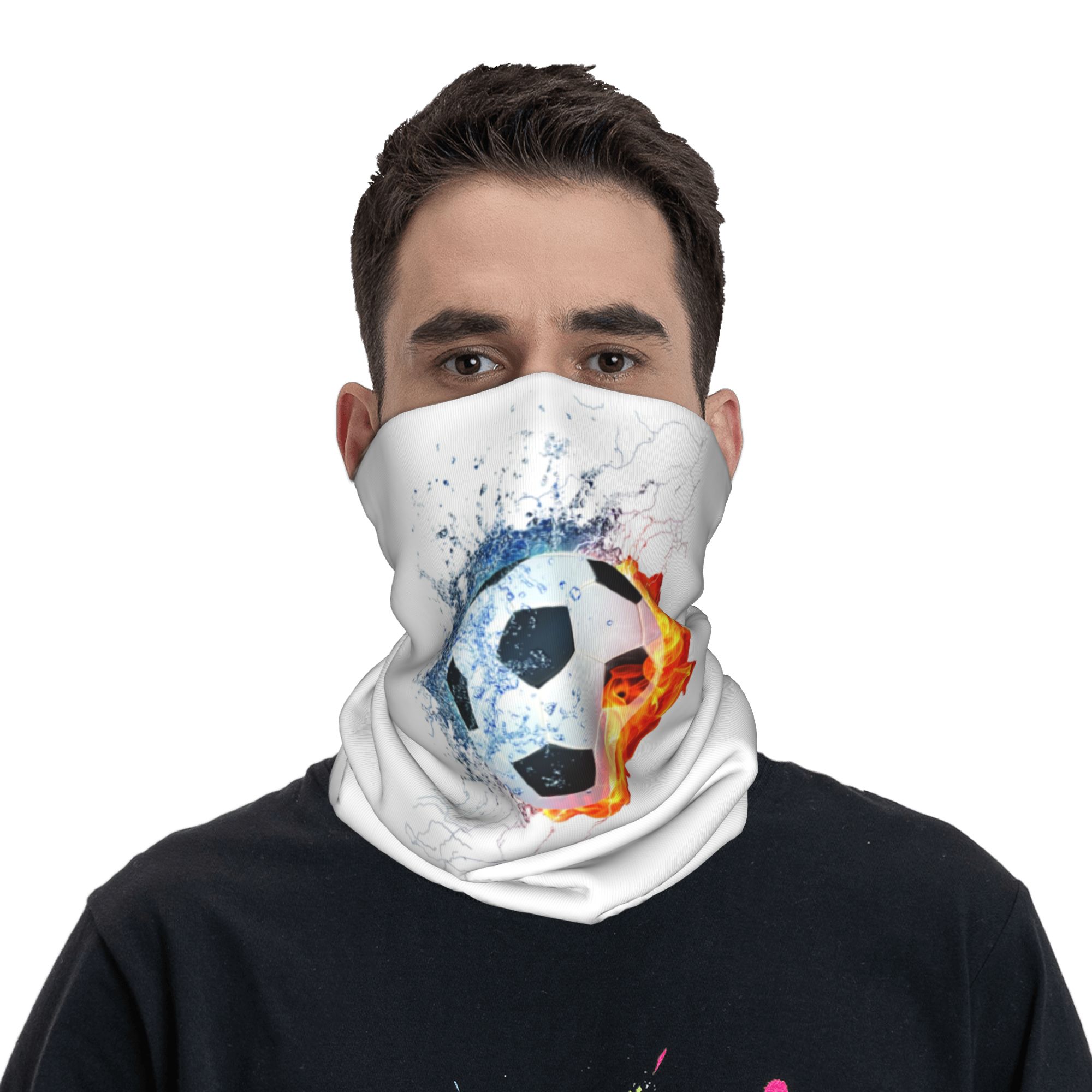 Custom Fire Football Pattern W - огляд і ціна Neck Warmer Tube