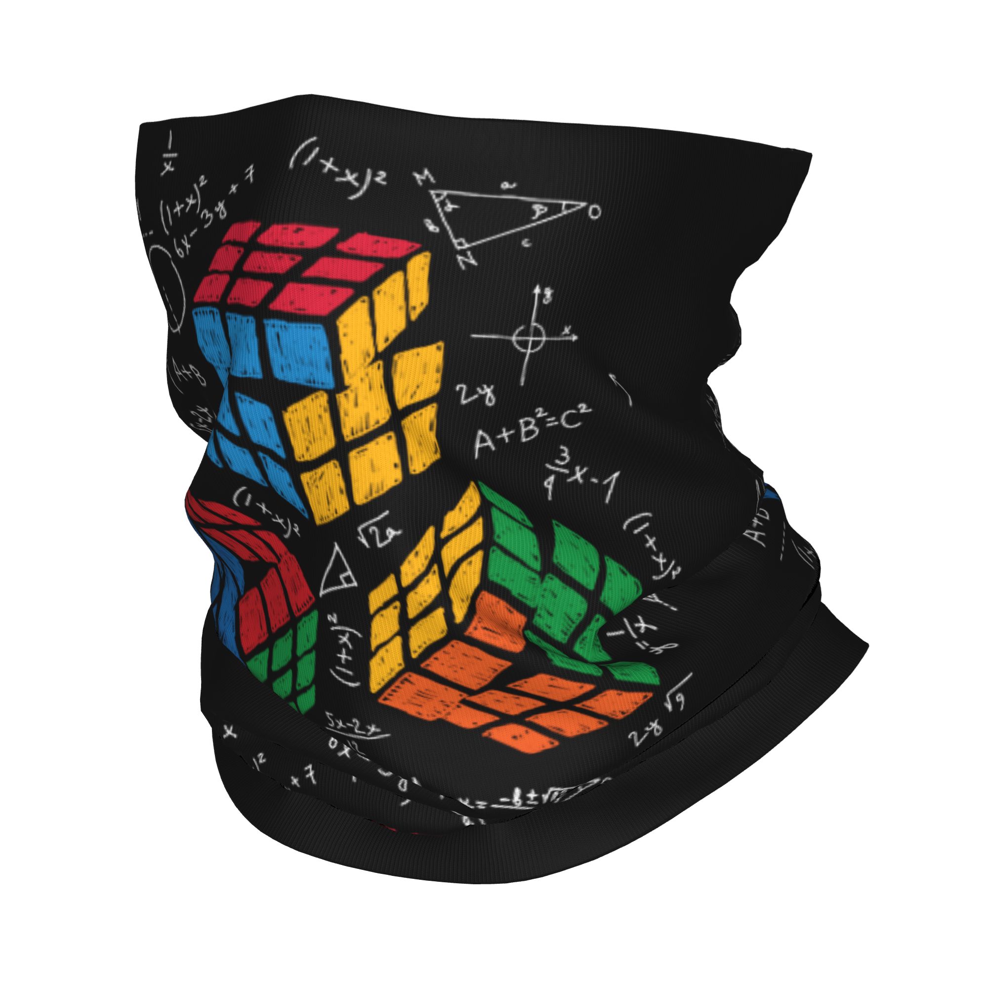 Custom Math Rubiks Cube Winter - огляд і ціна Neck Warmer Tube