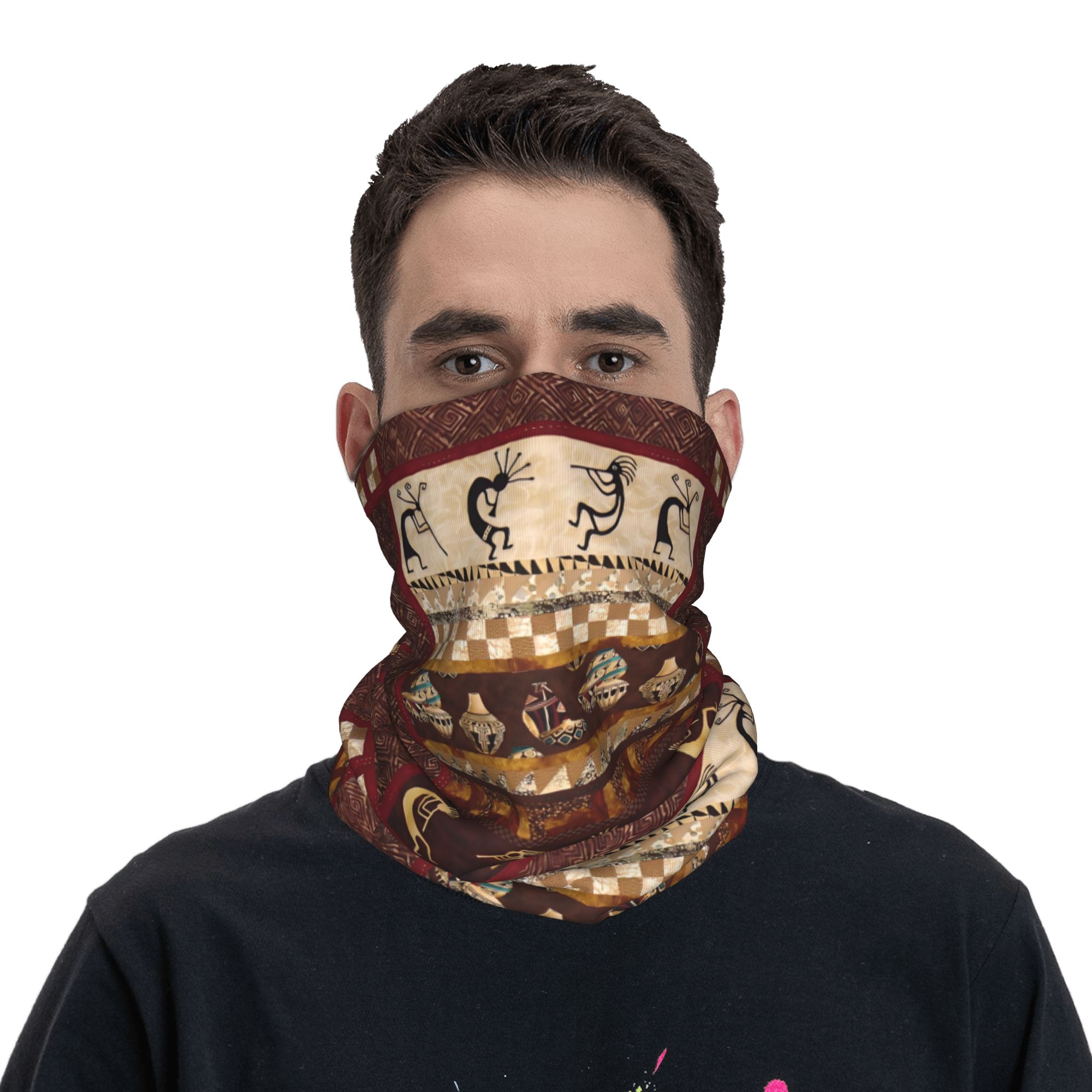 Custom Kokopelli Winter Headba - огляд і ціна Neck Warmer Tube