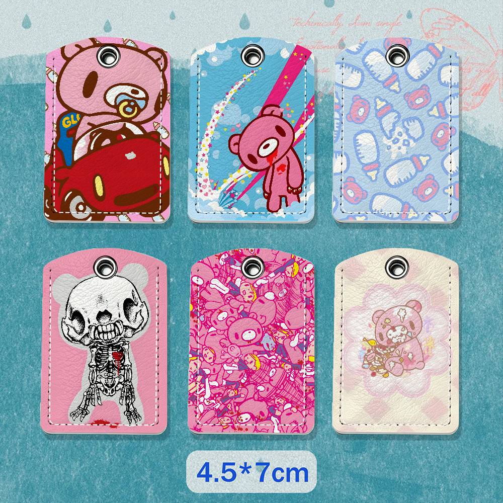 Cartoon G-Gloomy Bear Leather  - огляд і ціна Lanyard Badge Holder