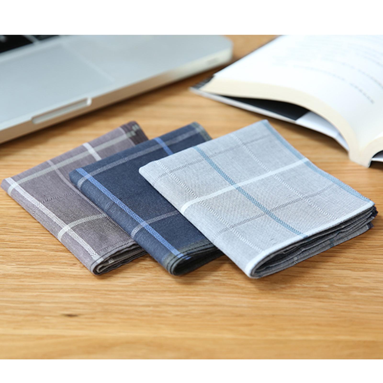 3 Pieces Men's Handkerchiefs C - огляд і ціна Handkerchief Cotton Men