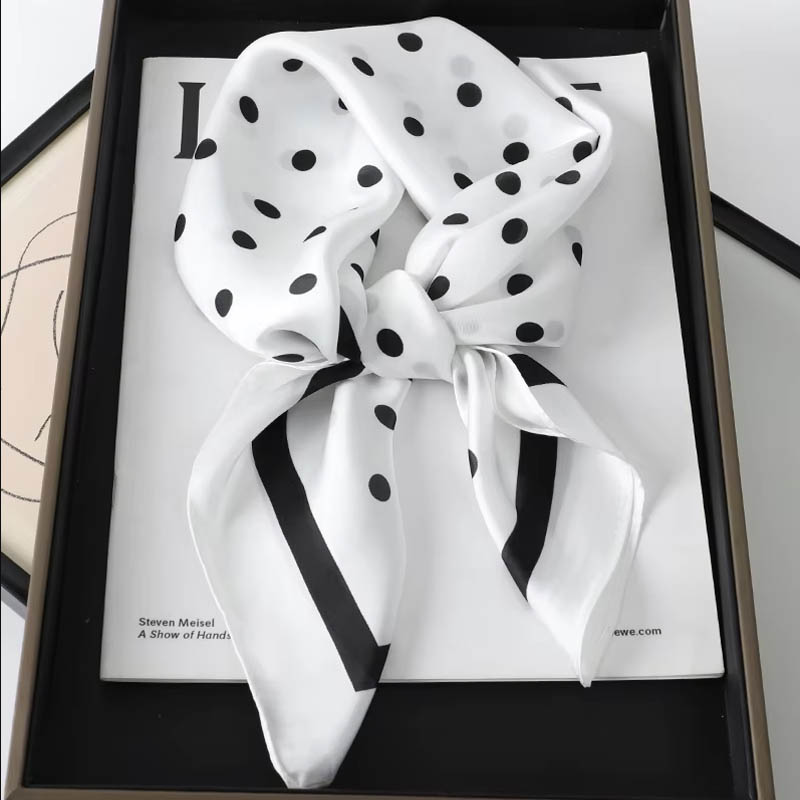 Luxury Lady Hair Dot Scarf Fem - огляд і ціна Silk Neck Scarf