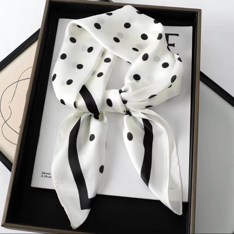 Luxury Lady Hair Dot Scarf Fem - огляд і ціна Silk Neck Scarf